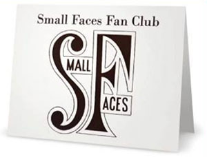 Small Faces Fan Club Card