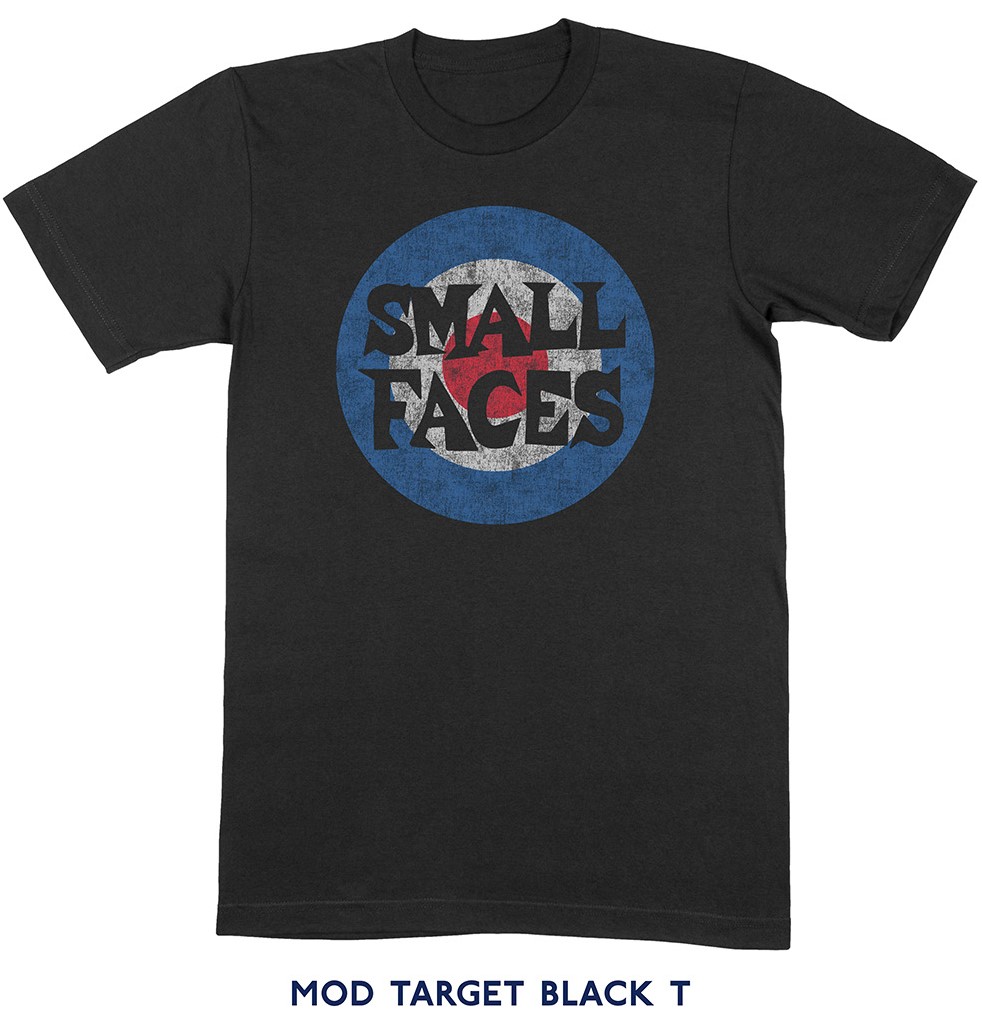 The Small Faces Mod Target Black T-Shirt